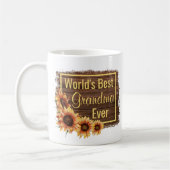 世界のおばあちゃん最高のが今まで撮影 コーヒーマグカップ (左)