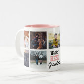 世界のおばあちゃん最高ののフォトマカスタムグ ツートーンマグカップ (正面左)