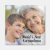 世界のおばあちゃん最高ののマグネット マグネット (正面)