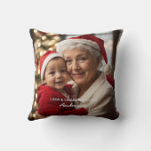 世界のおばあちゃん最高のの写真 クッション (裏面)