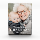 世界のおばあちゃん最高のの祖母の最盛期 フォトブロック (正面)