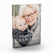 世界のおばあちゃん最高のの祖母の最盛期 フォトブロック (左)