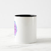 世界のおばあちゃん最高のは今までも ツートーンマグカップ (中央)