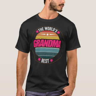 世界のおばあちゃん最高のレトロロデオアマデウス Tシャツ