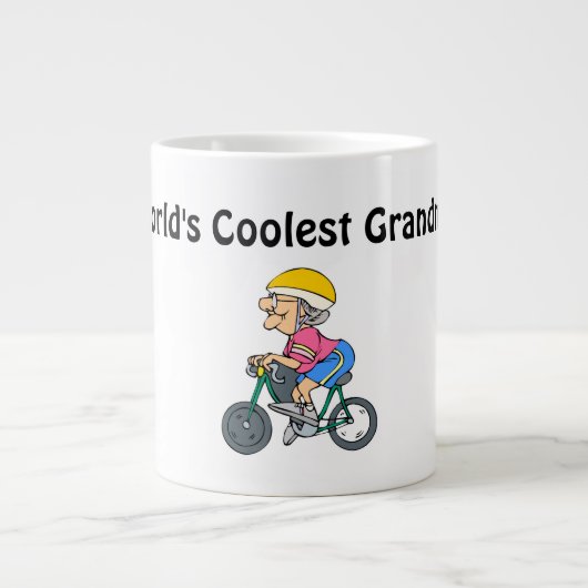 世界のおばあクールあちゃん ジャンボコーヒーマグカップ (正面)