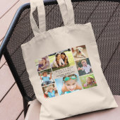 世界のおばあ最高のあちゃんコラージュパーソナライズされた トートバッグ