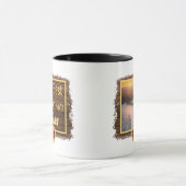 世界のおばあ最高のちゃんフォトコーヒーマグ マグカップ (中央)