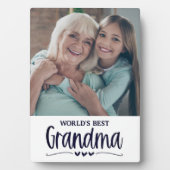 世界のおばあ最高のちゃんフォトテーブルプラーク フォトプラーク (正面)