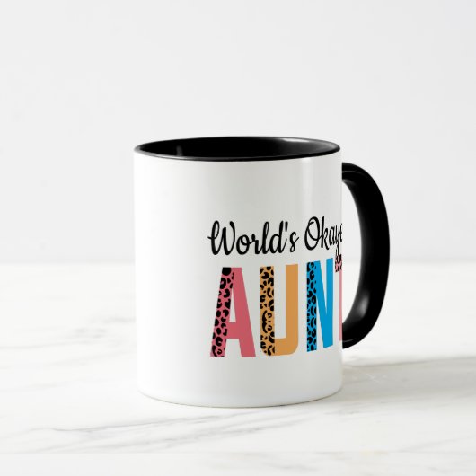 世界のおばさんニューおもしろいアウンティギフトアイディア マグカップ (正面右)