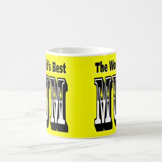 世界のお母さ最高のん コーヒーマグカップ (中央)