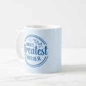 世界のお母最高のさんかわいいコーヒーマグお母さん コーヒーマグカップ (正面左)