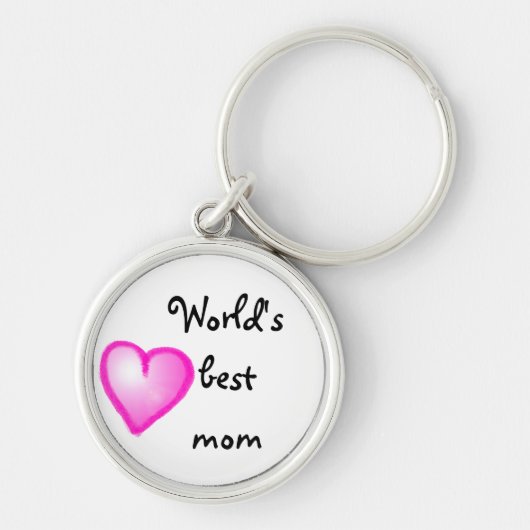 世界のお母最高のさんは物騒だ キーホルダー (正面)