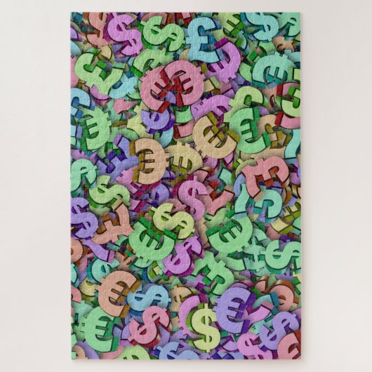 世界のお金パズル ジグソーパズル (縦)