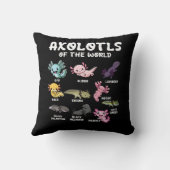世界のかわいいかわいいAxolotl恋人Oc クッション (裏面)