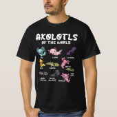 世界のかわいいかわいいAxolotl恋人Oc Tシャツ (正面)