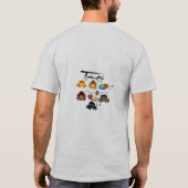 世界のかわいいタランチュラ Tシャツ (裏面)