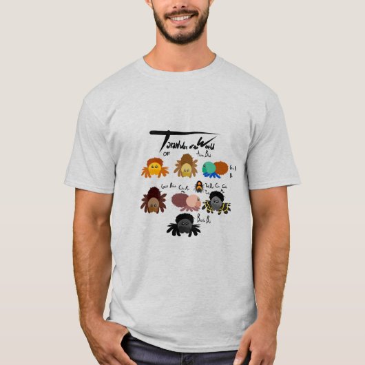 世界のかわいいタランチュラ Tシャツ (正面)