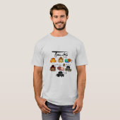世界のかわいいタランチュラ Tシャツ (正面フル)