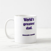 世界のすばらしいパパの選外佳作 コーヒーマグカップ (左)