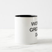 世界のすばらしいパパ ツートーンマグカップ (中央)