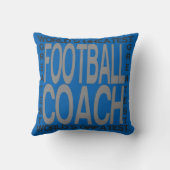 世界のすばらしいフットボールのコーチ クッション (裏面)