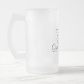 世界のすばらしい体育館先生 フロストグラスビールジョッキ (左)