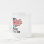 世界のすばらしい搭乗員 フロストグラスマグカップ (正面左)