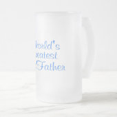 世界のすばらしい教父 フロストグラスビールジョッキ (正面右)