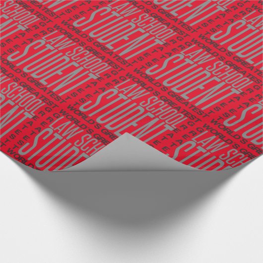 世界のすばらしい法律学校学生 ラッピングペーパー (角)