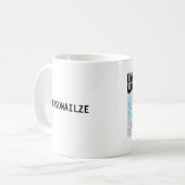 世界のすばらしい祖父PERSONAILZE コーヒーマグカップ (正面左)