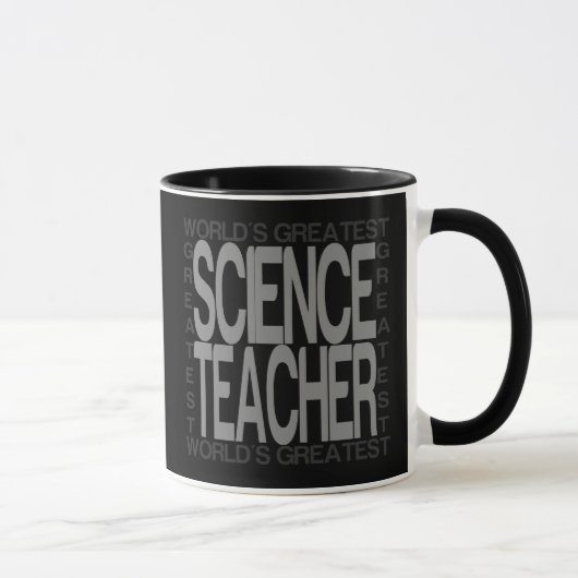世界のすばらしい科学の教師 マグカップ (右)