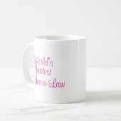 世界のすばらしい義母 コーヒーマグカップ (正面左)