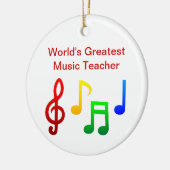 世界のすばらしい音楽の先生 セラミックオーナメント (左)