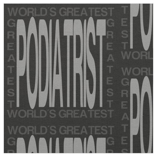 世界のすばらしいPodiatrist ファブリック (クローズアップ)