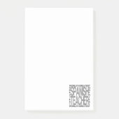 世界のすばらしくスペインのな先生 ポストイット (正面)