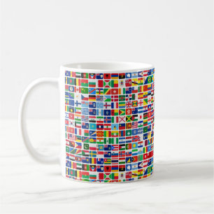 世界のすべての国の国旗 コーヒーマグカップ