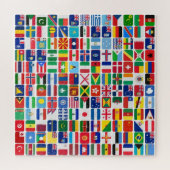 世界のすべての国の国旗 ジグソーパズル (横)