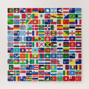 世界のすべての国の国旗 ジグソーパズル