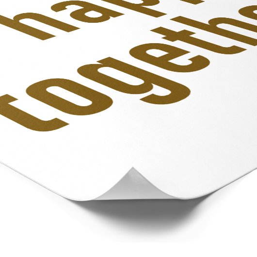 世界のすべての富 – Unity引用文 ポスター (角)