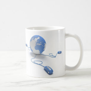 世界のつながり コーヒーマグカップ