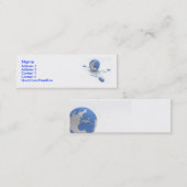 世界のつながり スキニー名刺 (正面/裏面)