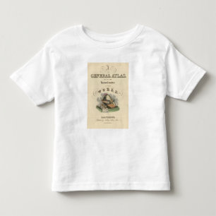 世界のとびらの概要の地図書 トドラーTシャツ