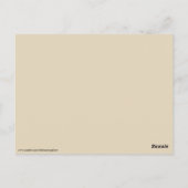 世界のはがきを手 ポストカード (裏面)