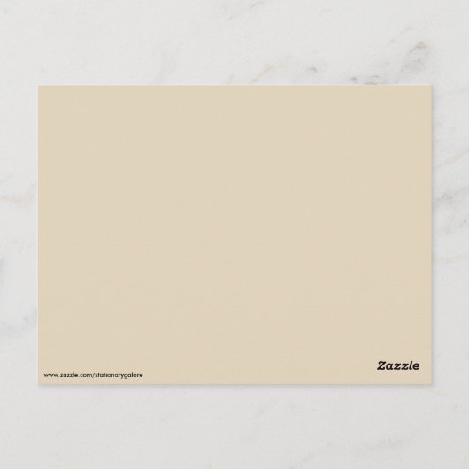 世界のはがきを手 ポストカード (裏面)