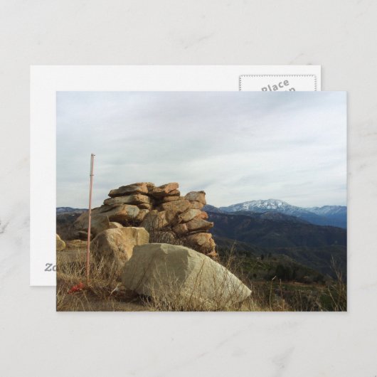 世界のはてのハイウェイからの眺め ポストカード (正面/裏面)