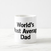 世界のほとんどの一般のパパ コーヒーマグカップ (中央)