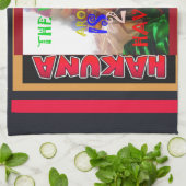 世界のまわりにの私が私を輝かせてうれしい キッチンタオル (折り畳み)