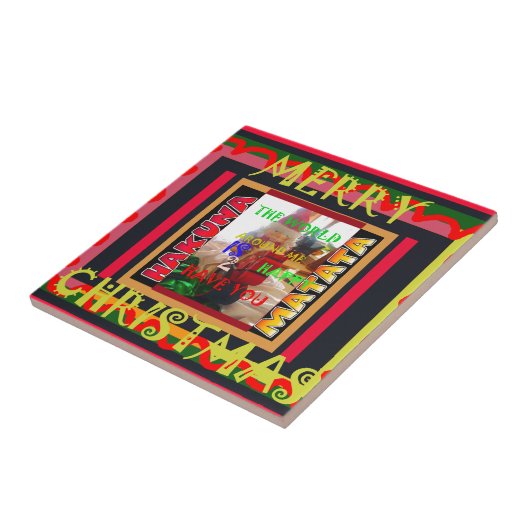 世界のまわりにの私が私を輝かせてうれしい タイル (側面)