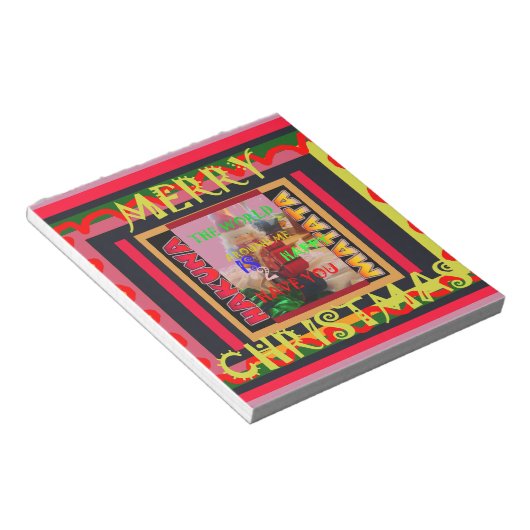 世界のまわりにの私が私を輝かせてうれしい ノートパッド (アングル)