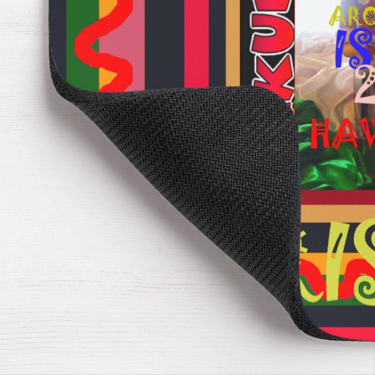 世界のまわりにの私が私を輝かせてうれしい マウスパッド (コーナー)